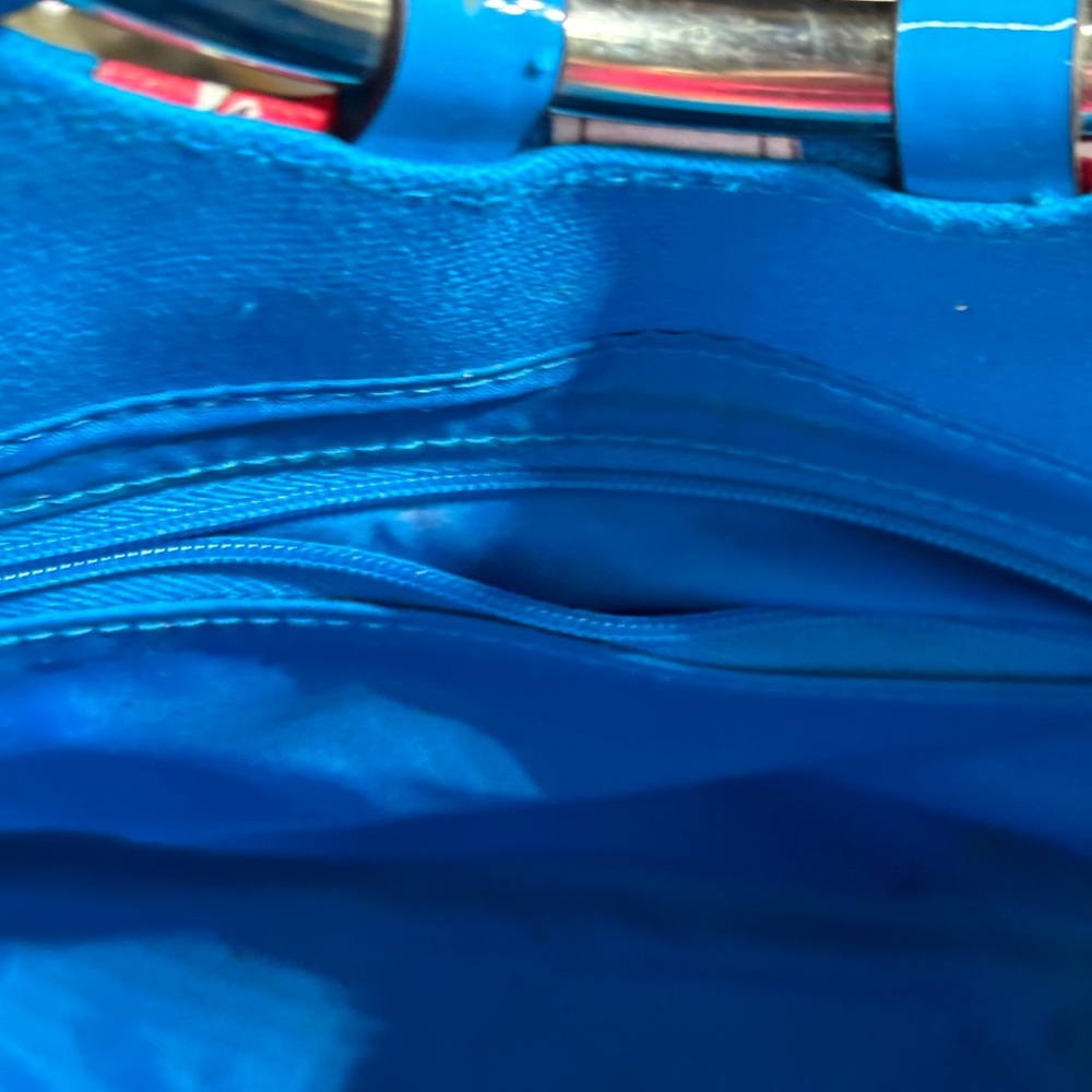 Blue and Red Soup Can Print Women's Bag - Picture 11 of 13